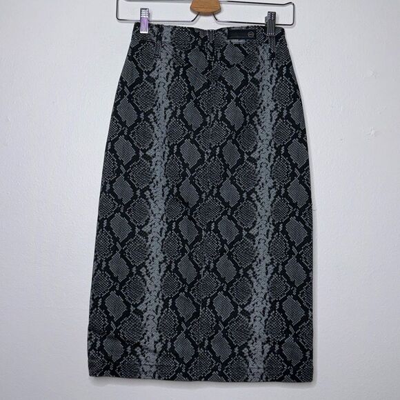 AG Adriano Goldschmied Womens Pencil Slit Pencil Skirt Womens Size 24 - Picture 5 of 11